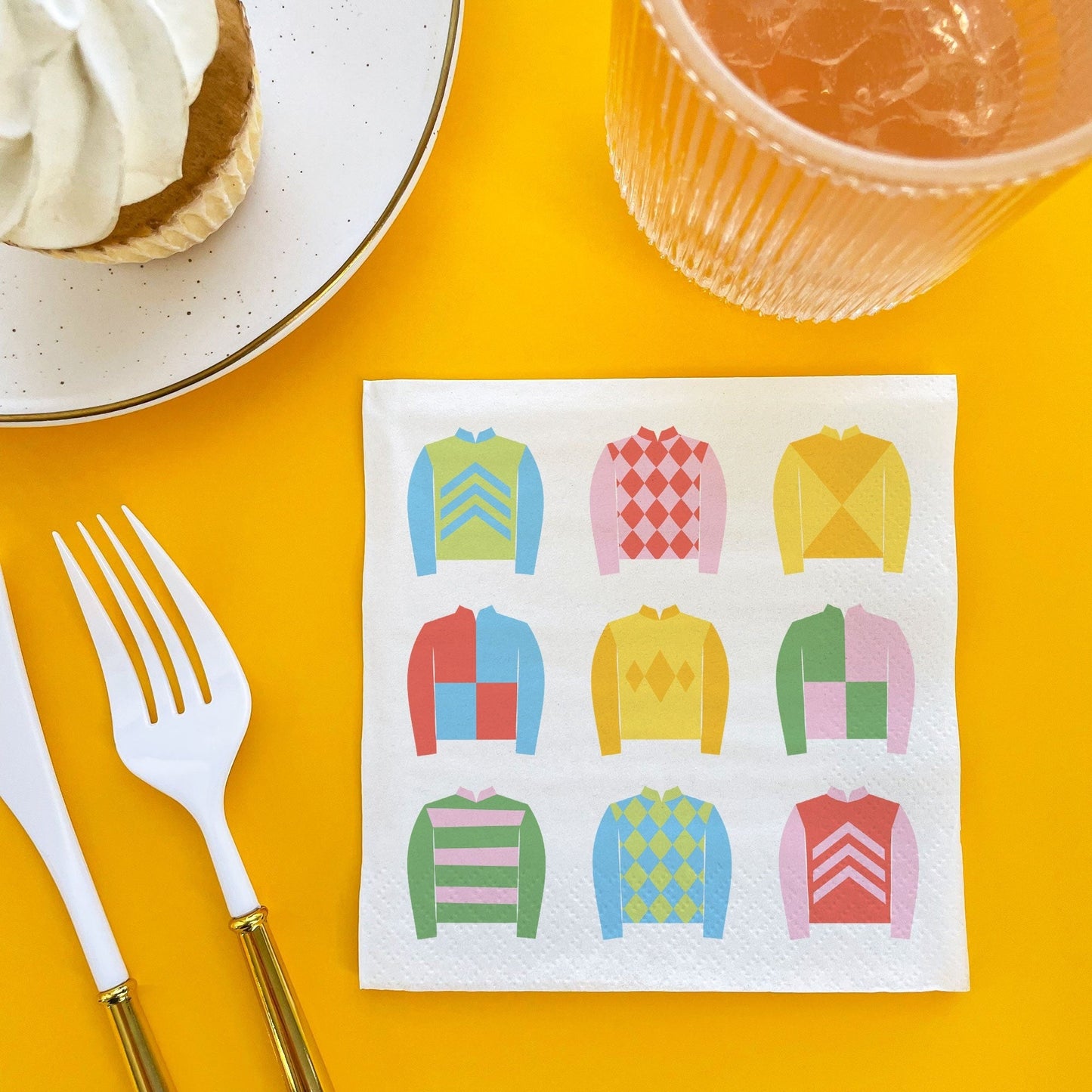 Napkins - Derby Horse Race - 24 Ct