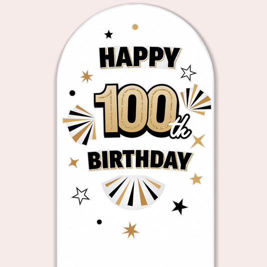100th Birthday Backdrop Decals