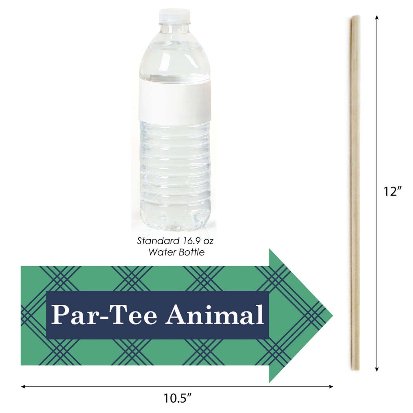 Funny Par-Tee Time - Golf - 10 Piece Photo Booth Props Kit