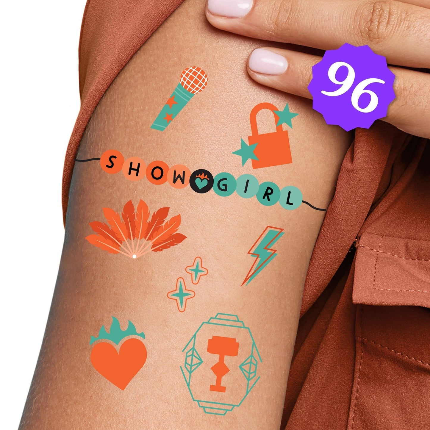 The Life of a Party Temporary Tattoos - 96 Ct
