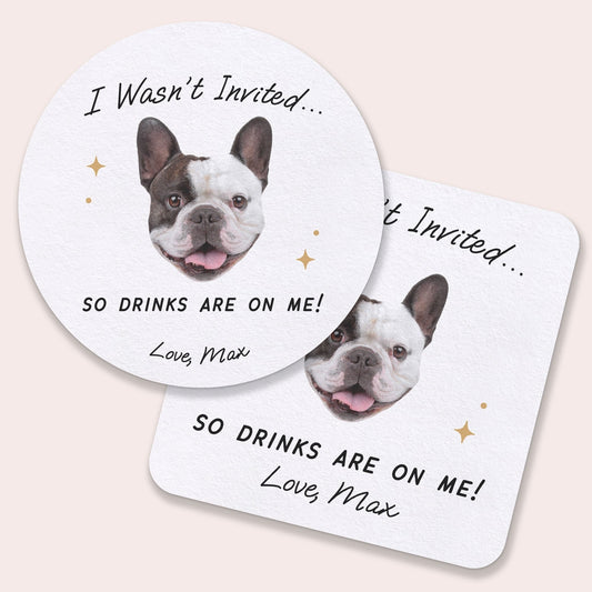 Custom Face Coasters - Drinks On Me