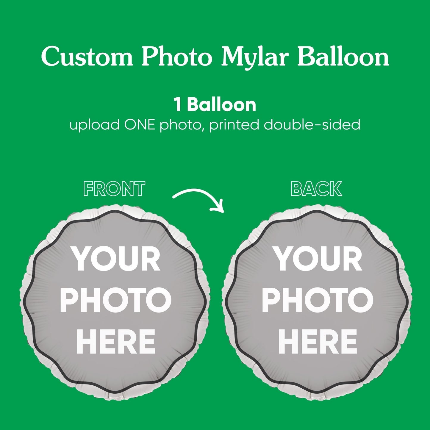 Personalized Photo Balloon - Double Sided - 1 Ct