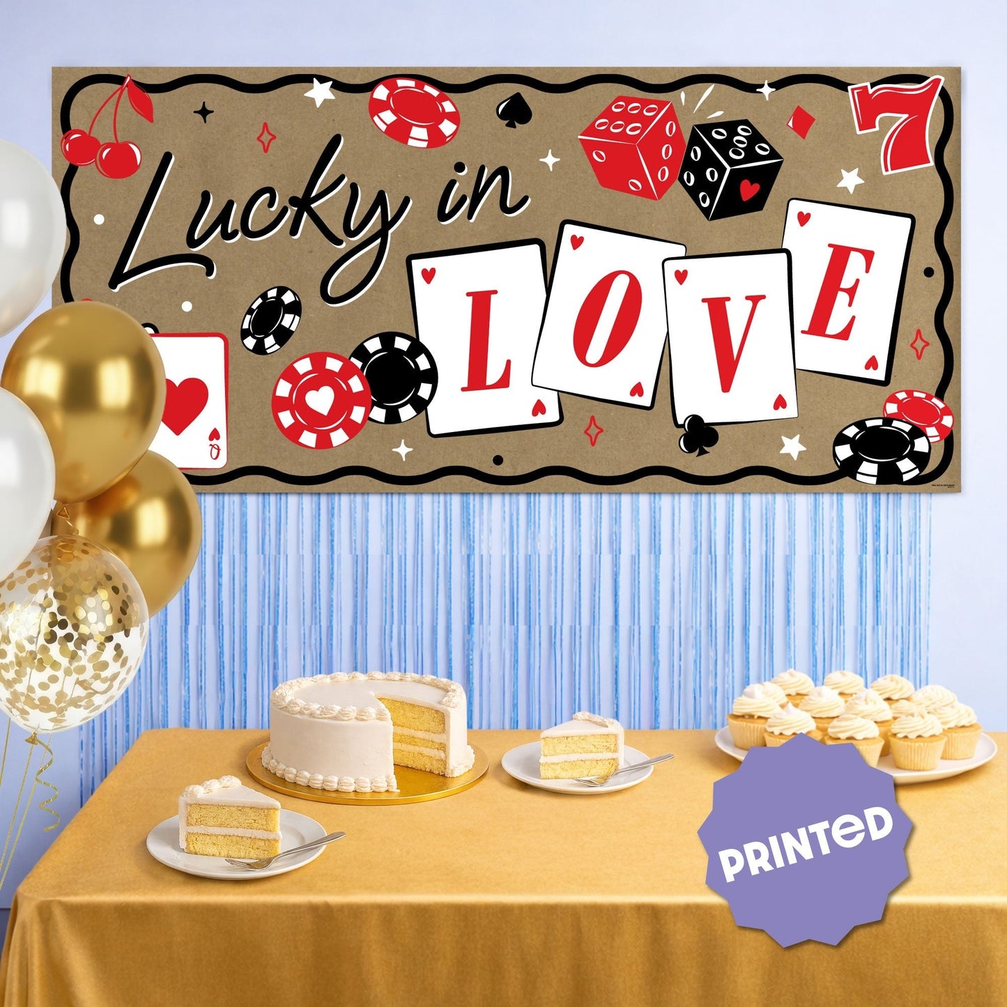Lucky in Love Kraft Banner