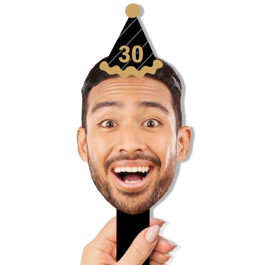 Custom Adult Birthday Fun Face Props
