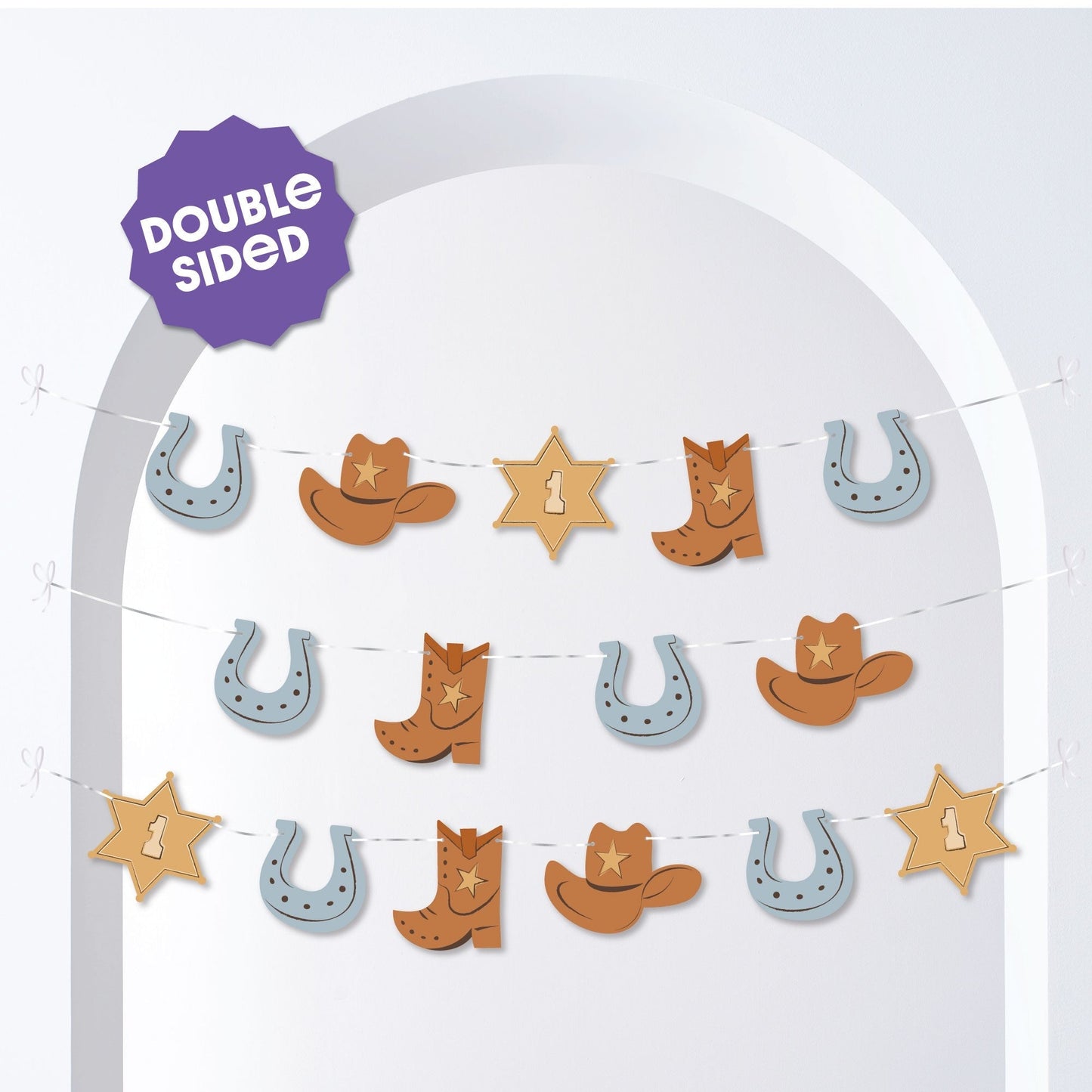 First Rodeo Garland Banner - 15 Pc
