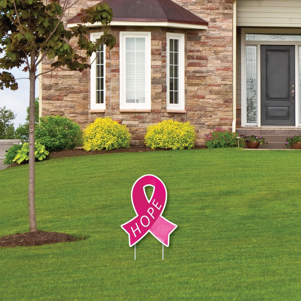 Breast Cancer Awareness Yard Sign - 1 Pc
