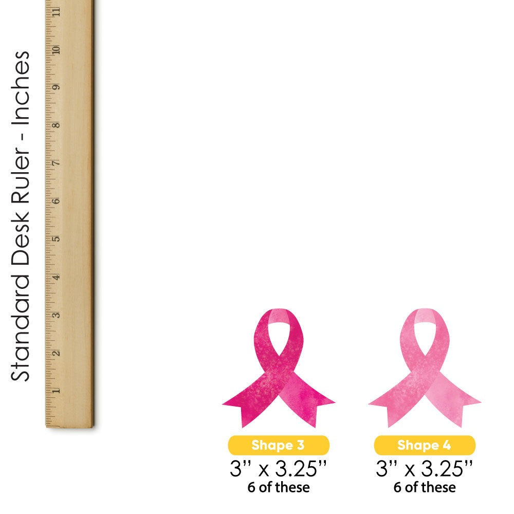 Breast Cancer Awareness Cut-Outs - 24 Ct