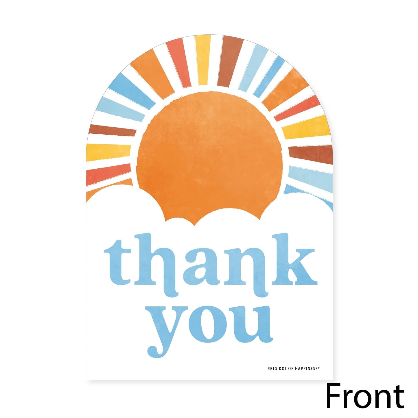 Here Comes The Son Baby Shower Thank You Cards - 12 Ct