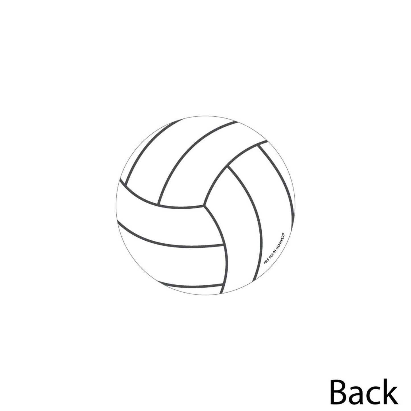 Bump, Set, Spike - Volleyball - Decorations DIY Baby Shower or Birthday Party Essentials - Set of 20