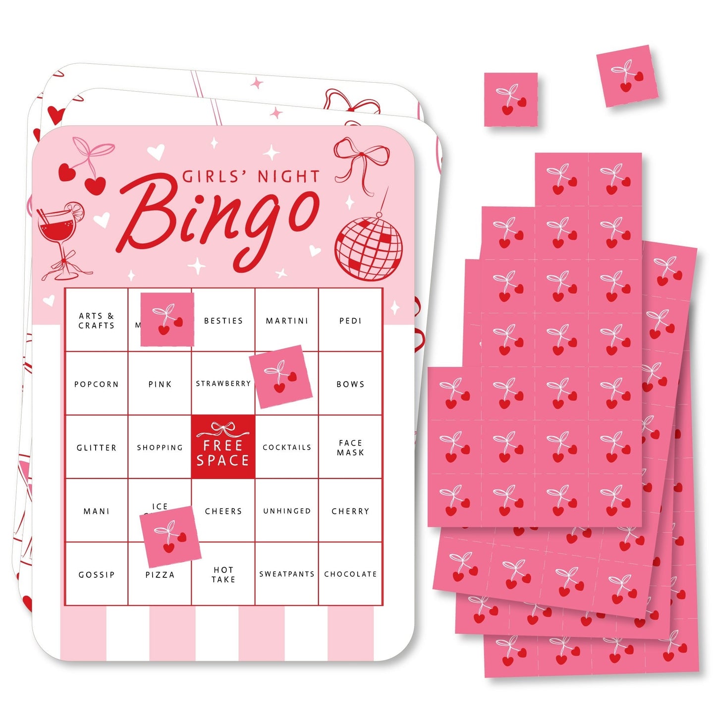 Drinks with the Girls Bingo Game - 18 Ct