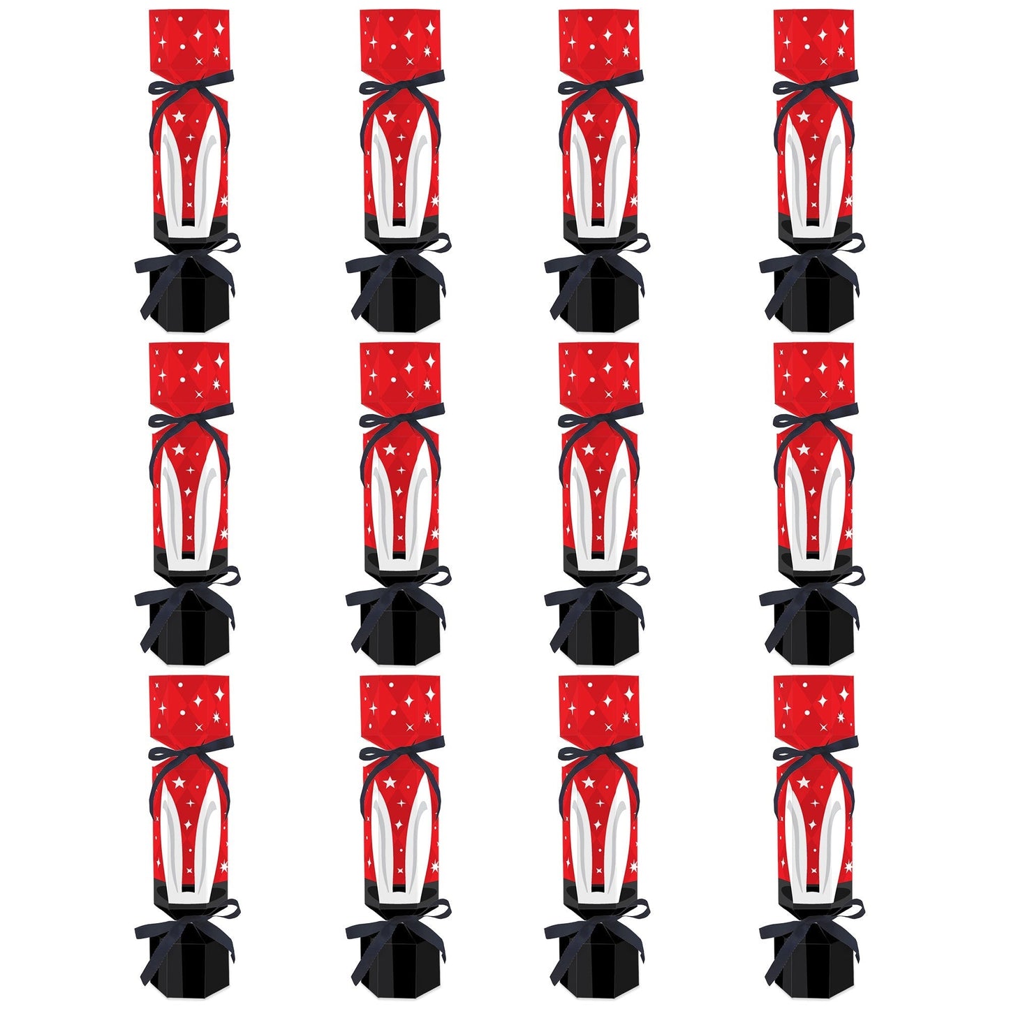 Ta-Da, Magic Show - No Snap Magical Birthday Party Table Favors - DIY Cracker Boxes - Set of 12