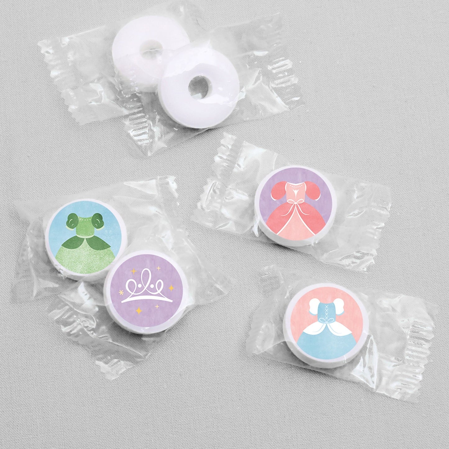 Princess Candy Stickers - 1 Sheet of 108