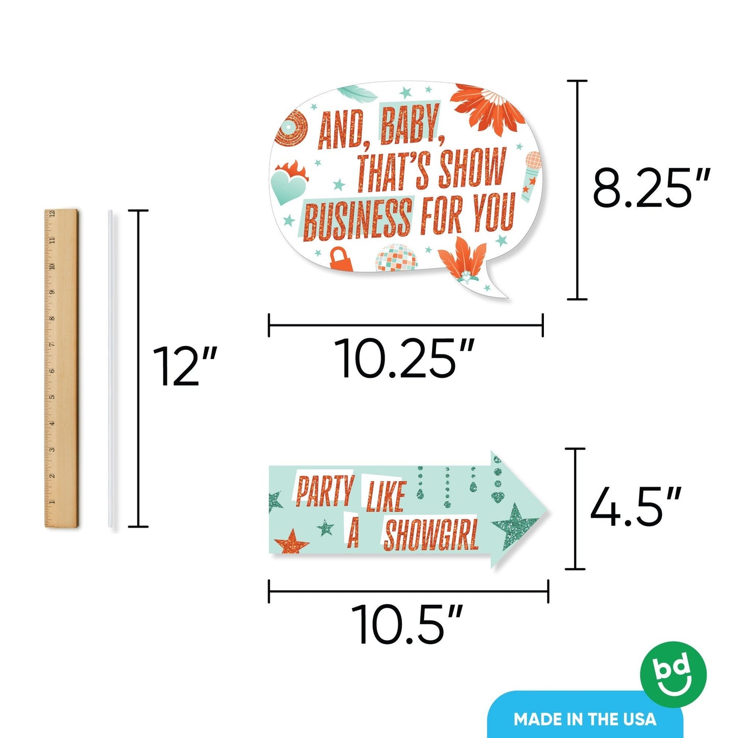 The Life of a Party Funny Photo Props - 10 Ct