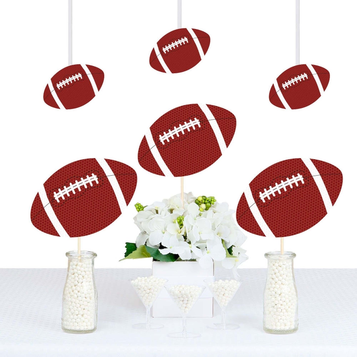 End Zone - Football - Football Decorations DIY Party Essentials - Set of 20
