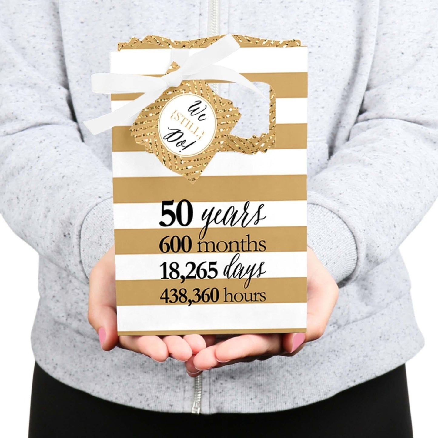We Still Do - 50th Wedding Anniversary Party Favor Boxes - Set of 12