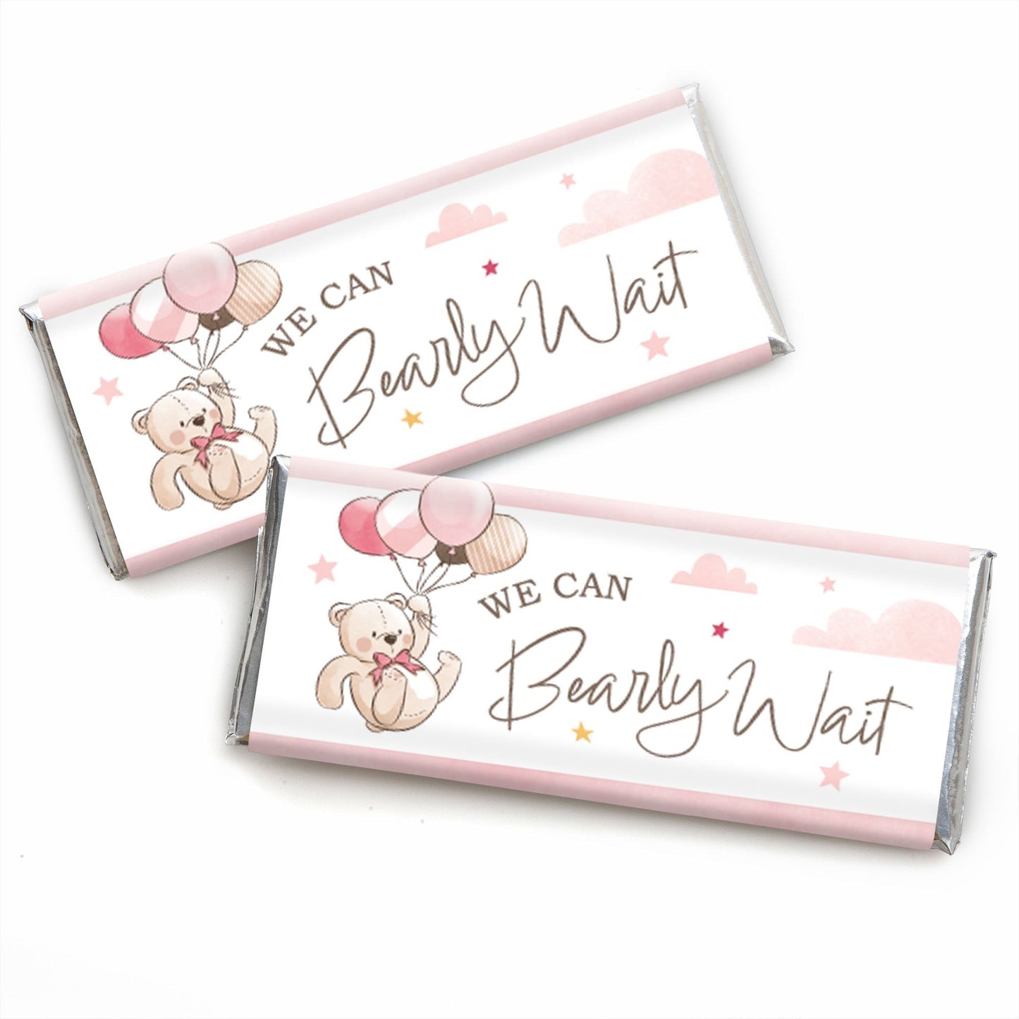 We Can Bearly Wait Candy Bar Wrapper - 24 Ct