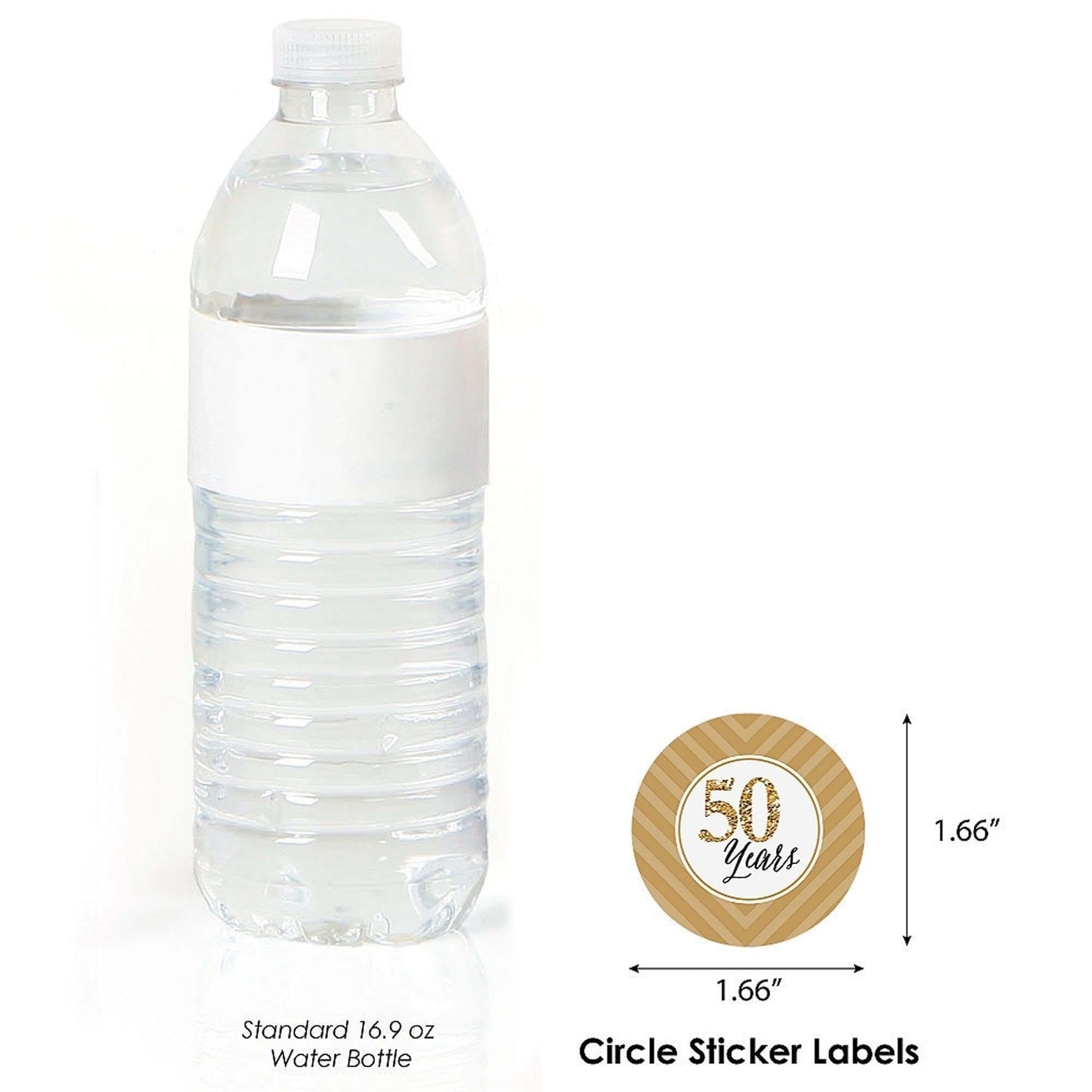 We Still Do - 50th Wedding Anniversary - Personalized Wedding Anniversary Circle Sticker Labels - 24 ct