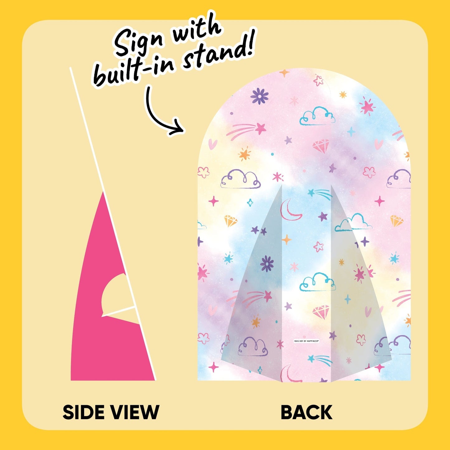 Unicorn Party Signs Set - 6 Ct