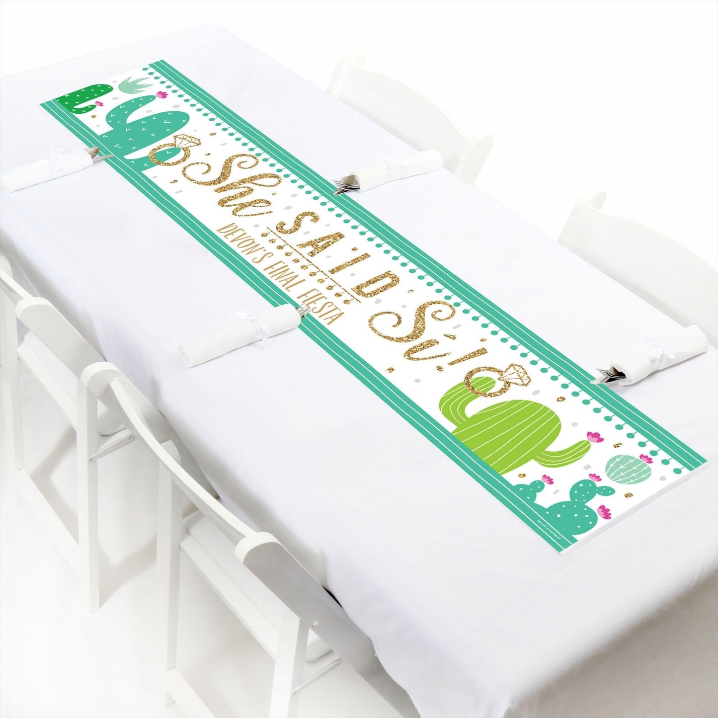 Final Fiesta - Personalized Last Fiesta Bachelorette Party Banner