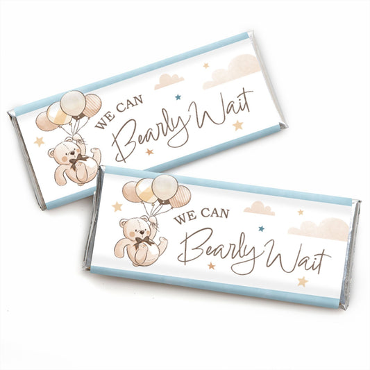 We Can Bearly Wait Candy Bar Wrapper - 24 Ct