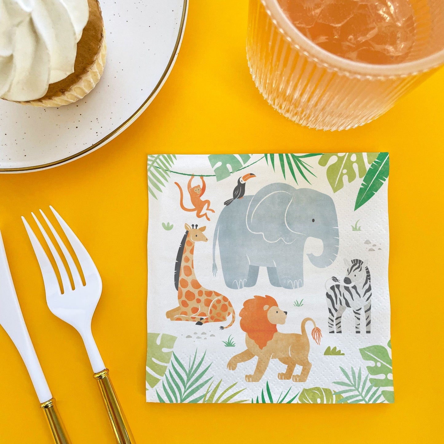 Napkins - Safari Animals - 24 Ct