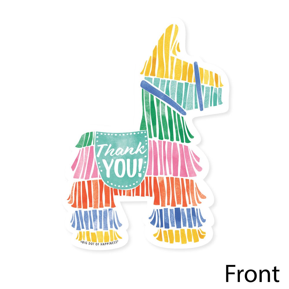 Fiesta Thank You Cards - 12 Ct
