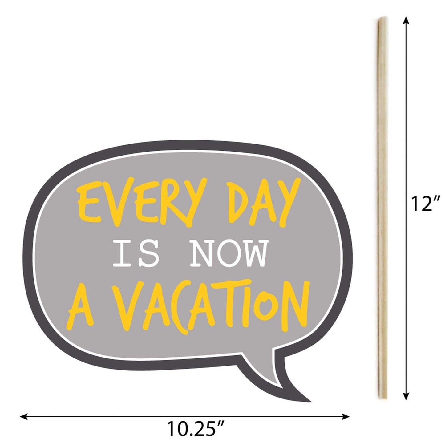 Funny Retirement - 10 Piece Photo Booth Props Kit