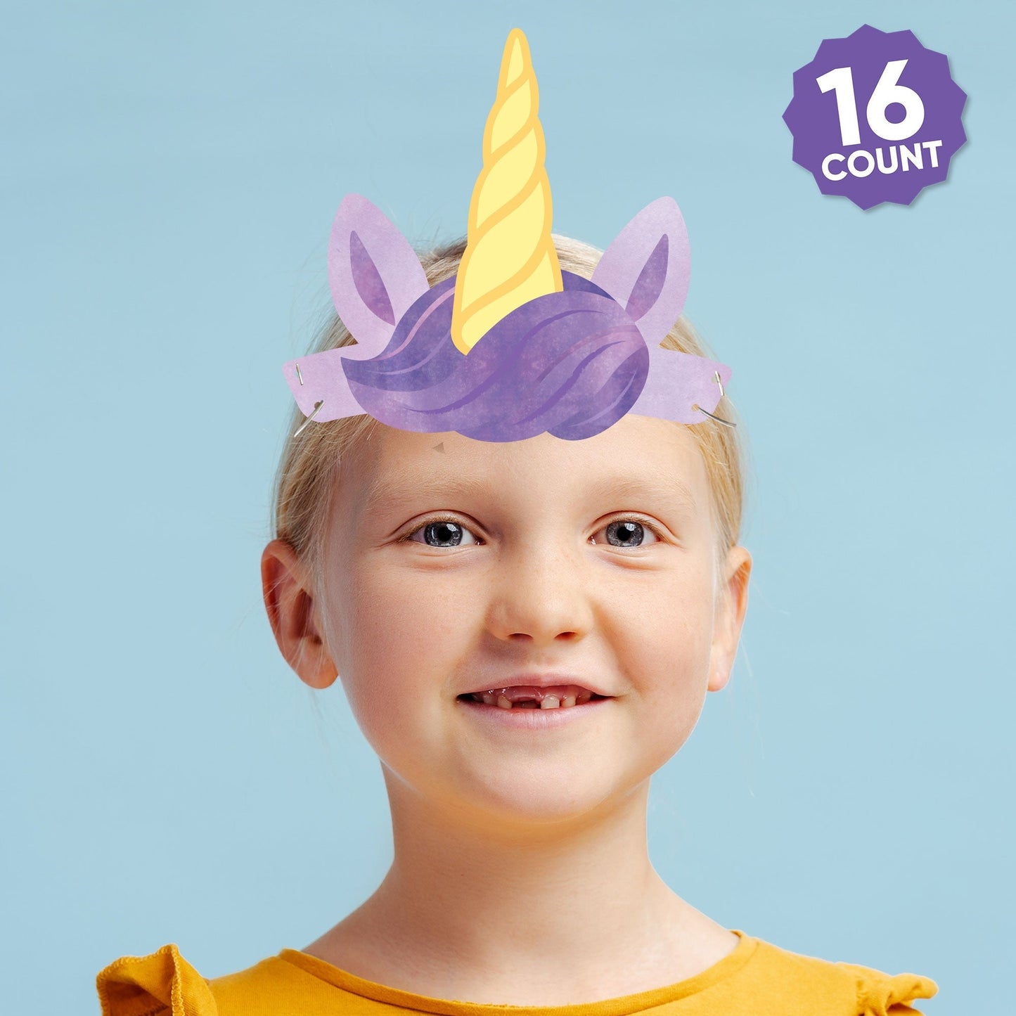 Unicorn Headbands - 16 Ct