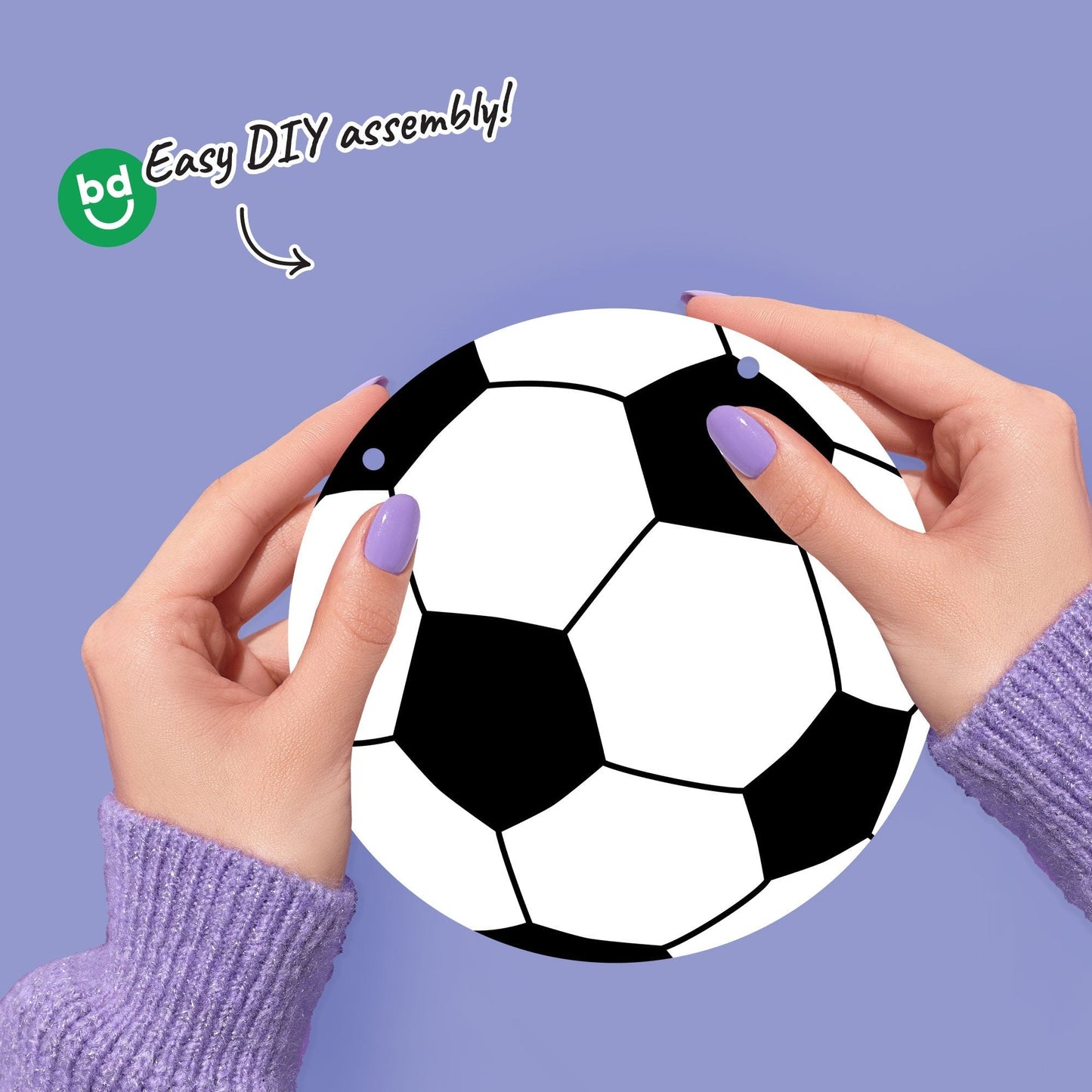 Soccer Garland Banner - 15 Pc