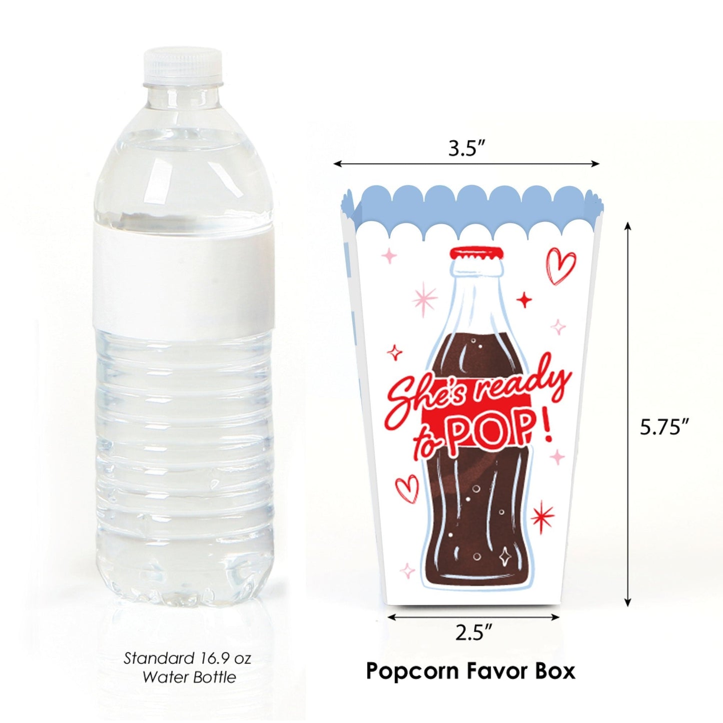 She's Ready to Pop Popcorn Boxes - 12 Ct