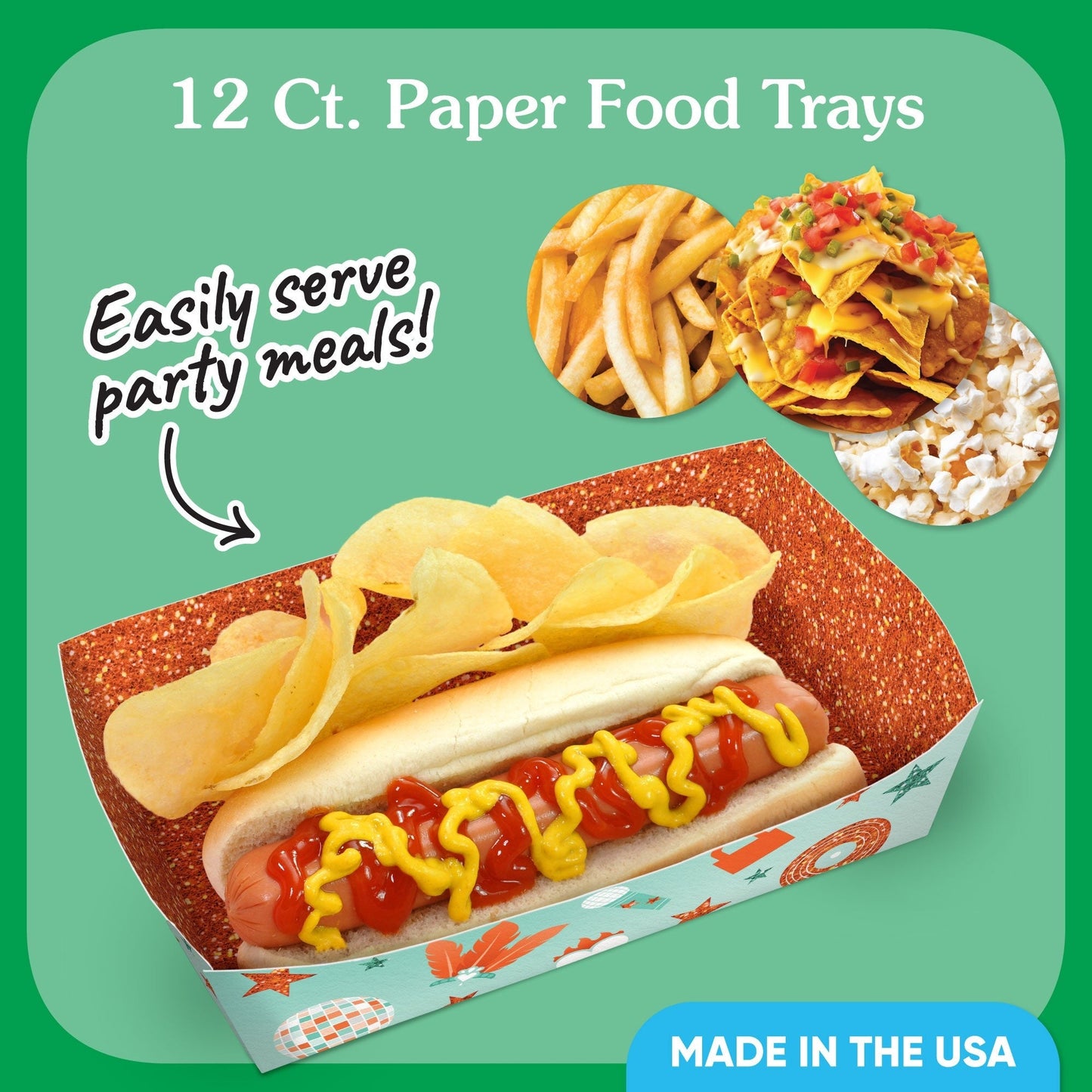 The Life of a Party Paper Food Trays