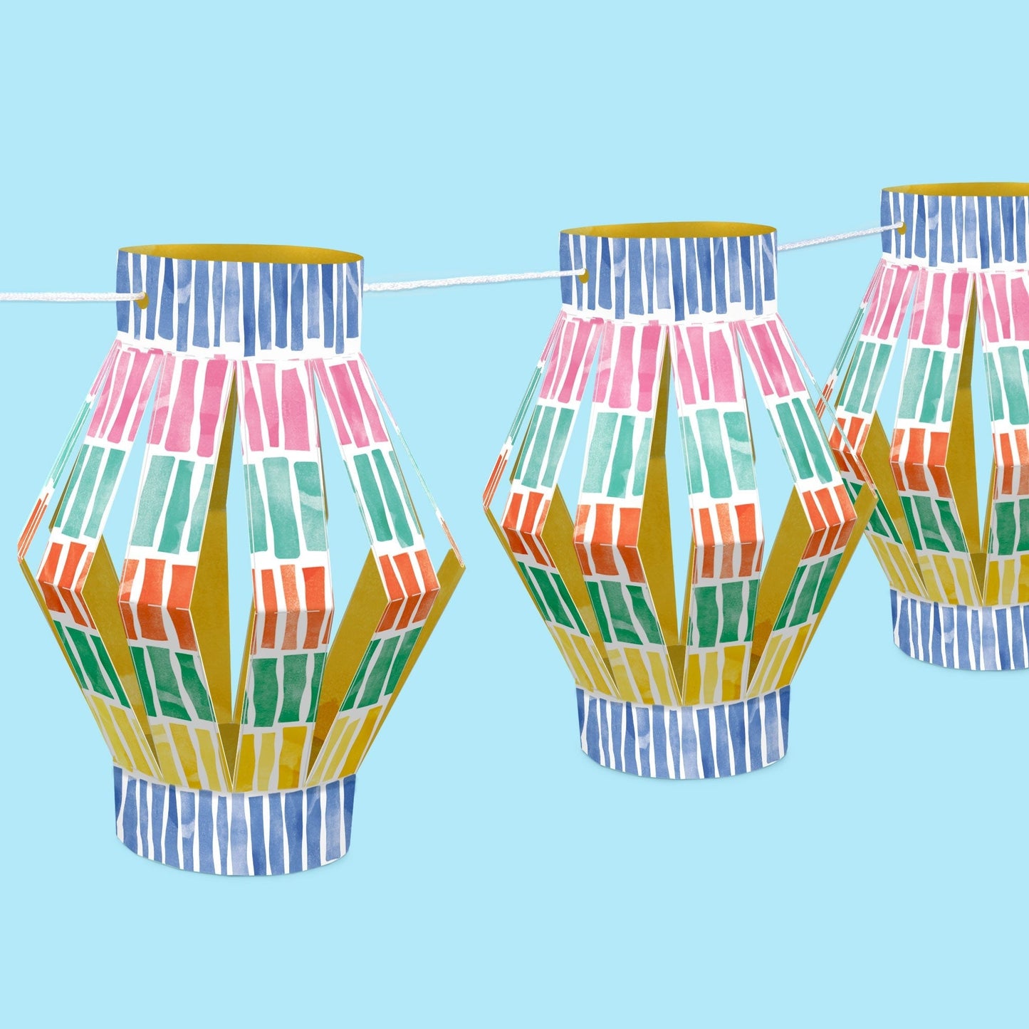 Fiesta Hanging Paper Lanterns