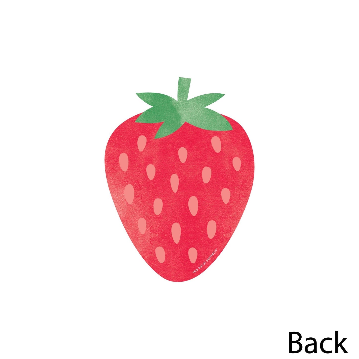 Berry Sweet Strawberry - Decorations DIY Fruit Themed Birthday Party or Baby Shower Essentials - Set of 20