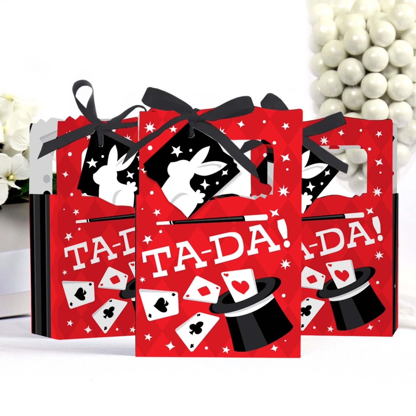 Ta-Da, Magic Show - Magical Birthday Party Favor Boxes - Set of 12