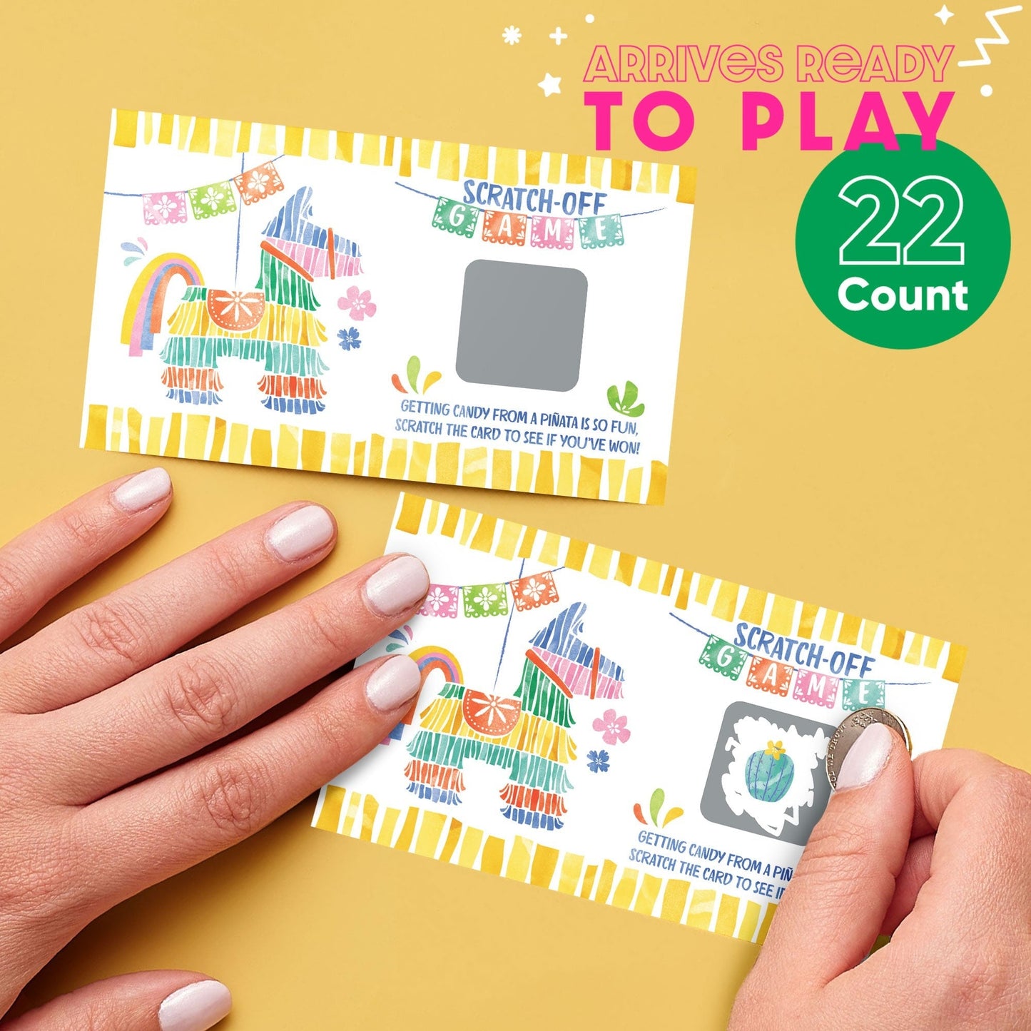 Fiesta Scratch Off Cards Game - 22 Ct