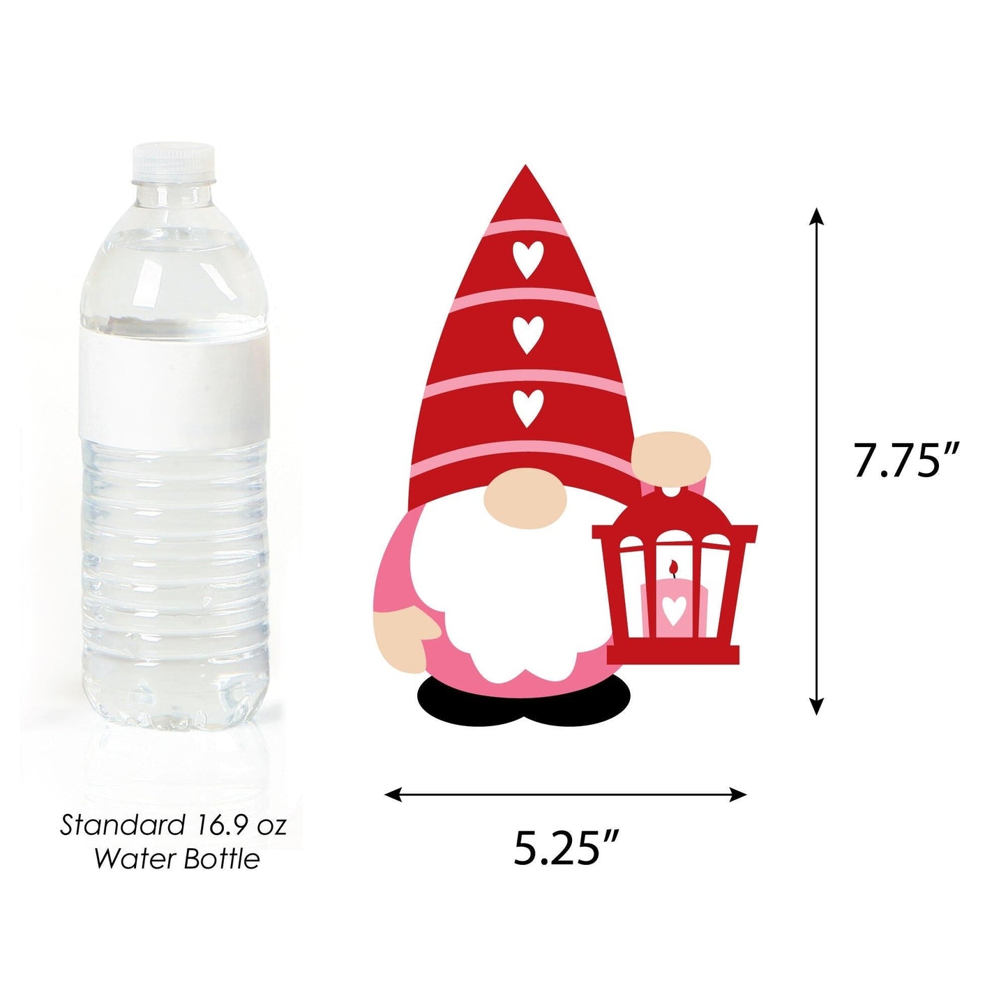 Valentine Gnomes - Decorations DIY Valentine's Day Party Essentials - Set of 20